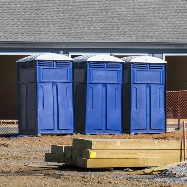 are there any restrictions on where i can place the porta potties during my rental period in Bermuda Dunes